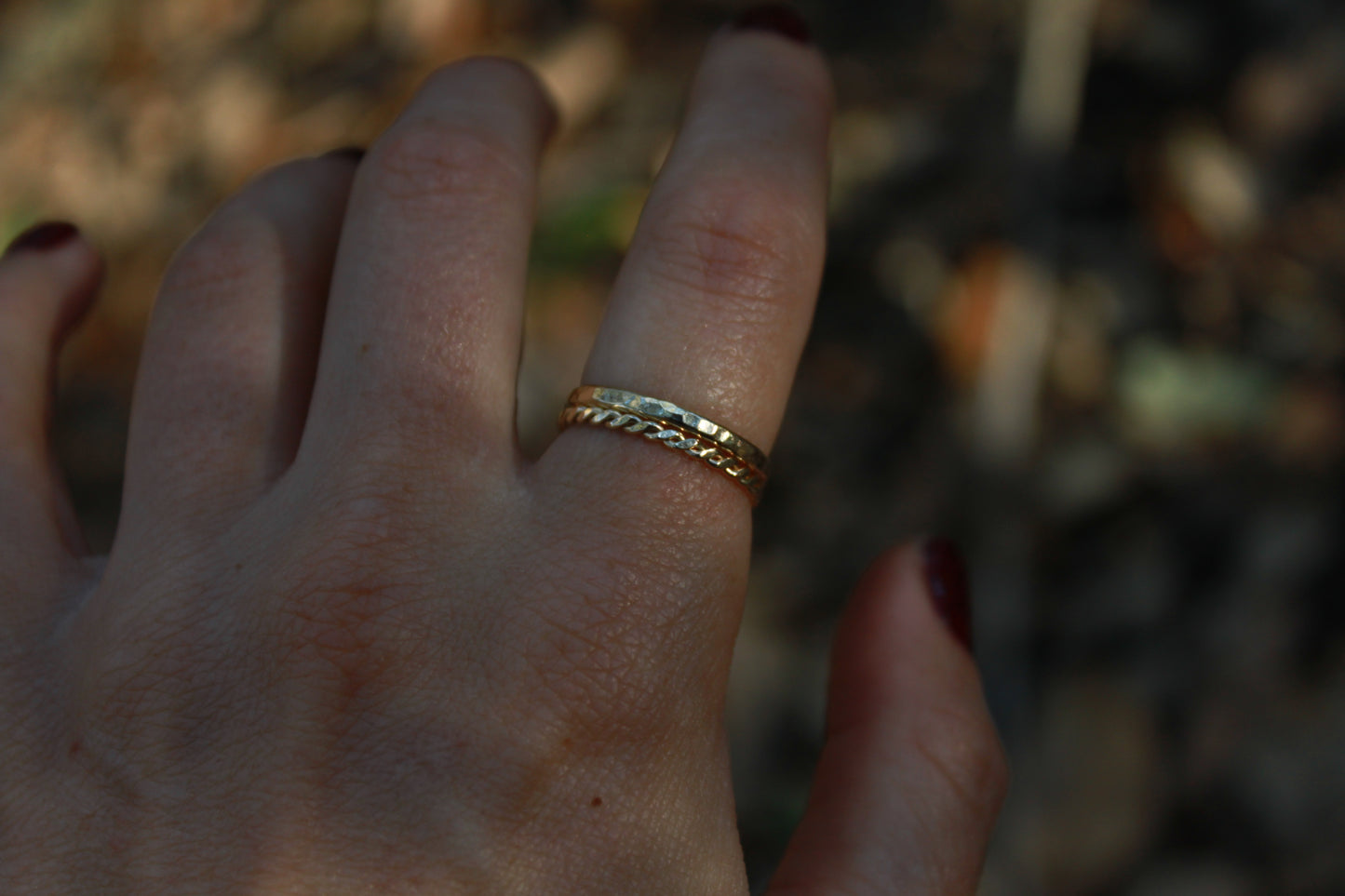 Twisted Stacking Ring in 14K Gold Filled