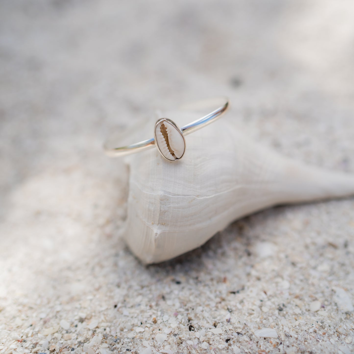 Cowrie Shell Bracelet Cuff