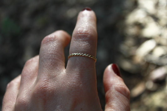 Twisted Stacking Ring in 14K Gold Filled