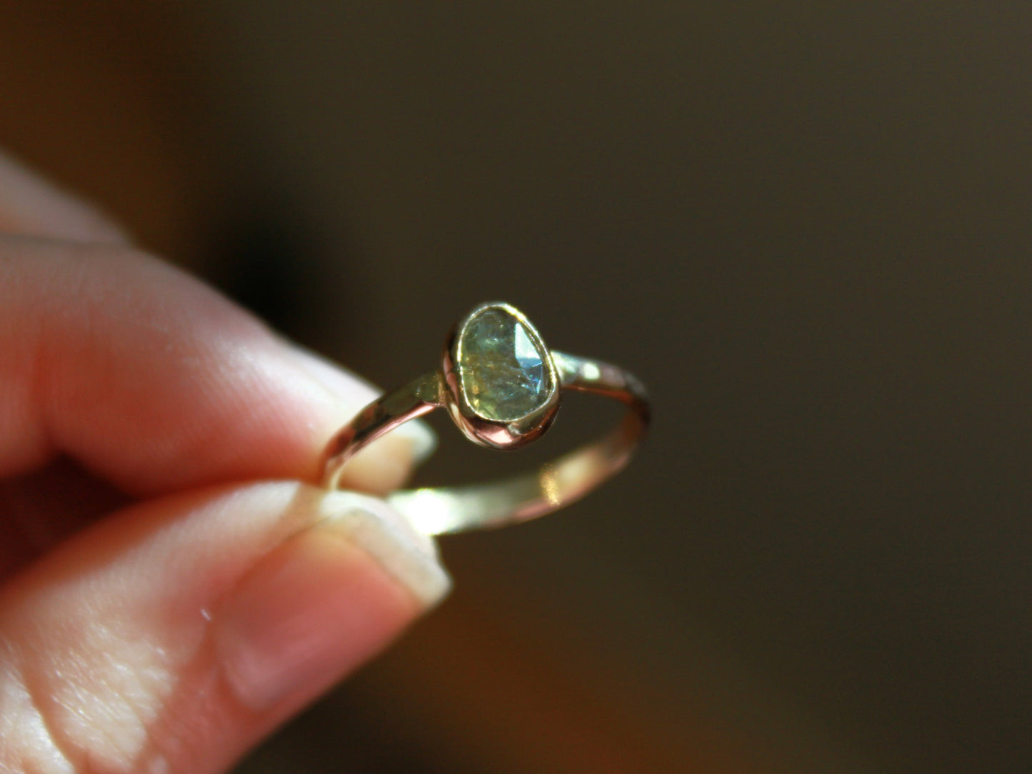 Sapphire in 14k Gold Filled- Size 7