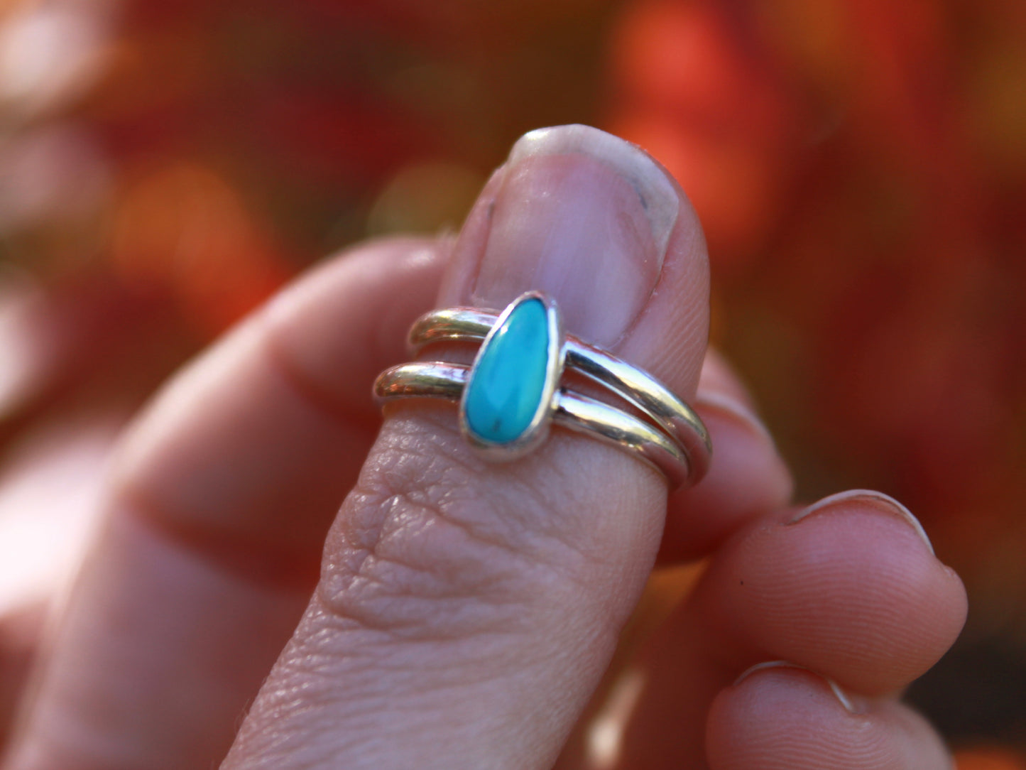 Turquoise Stacking Ring Set