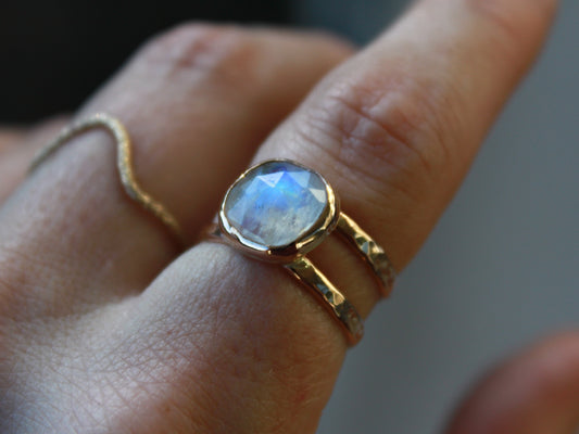 Moonstone in 14k Gold Filled Ring- Size 6.75