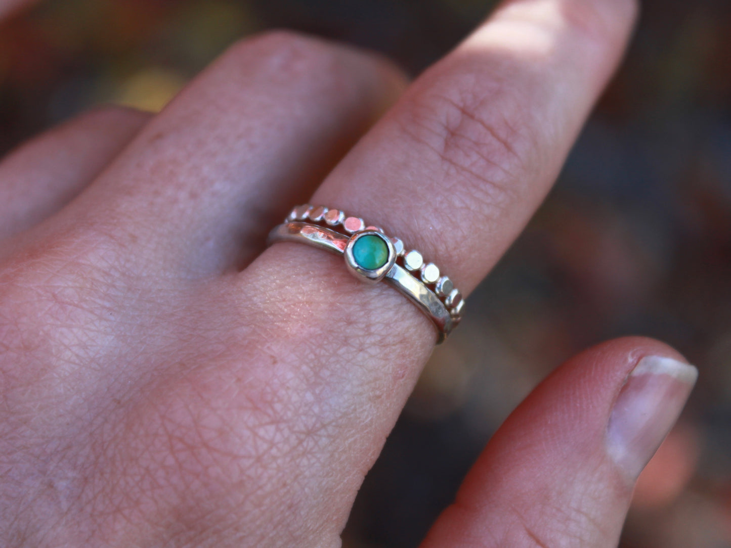 Turquoise Stacking Ring Set