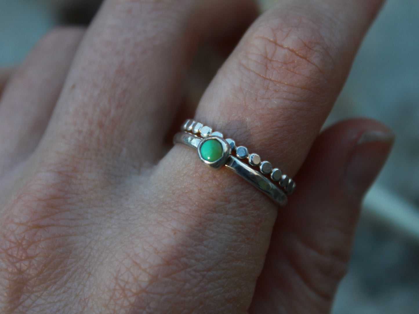 Turquoise Stacking Ring Set