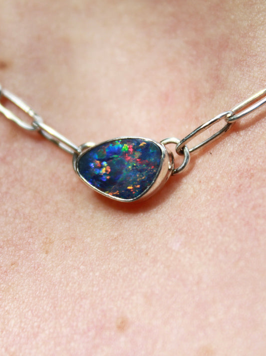 Australian Opal Choker Necklace