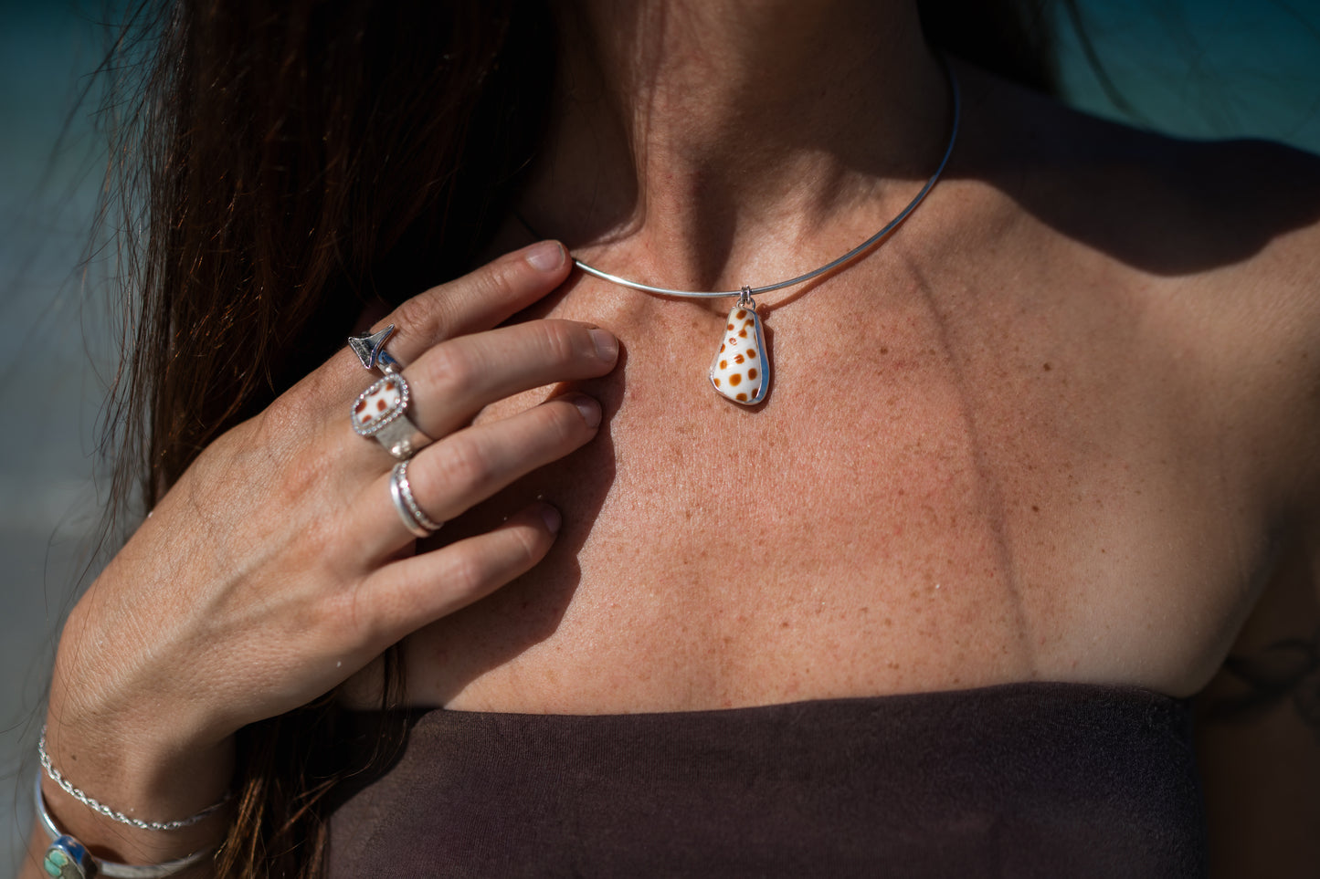 Junonia Shell Choker Necklace