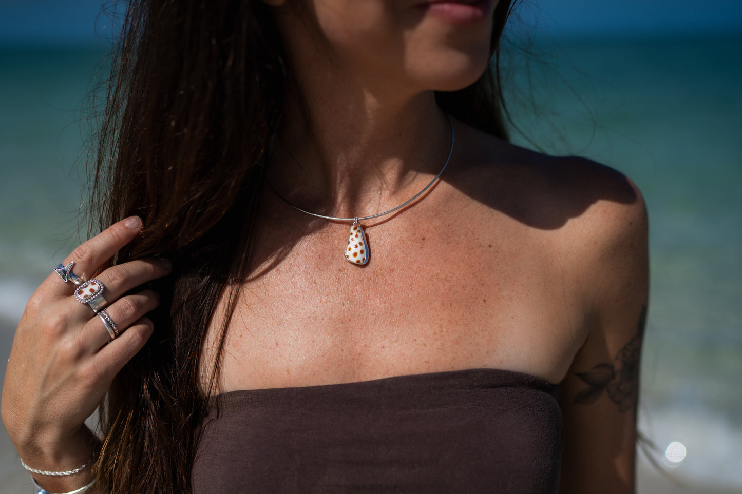 Junonia Shell Choker Necklace