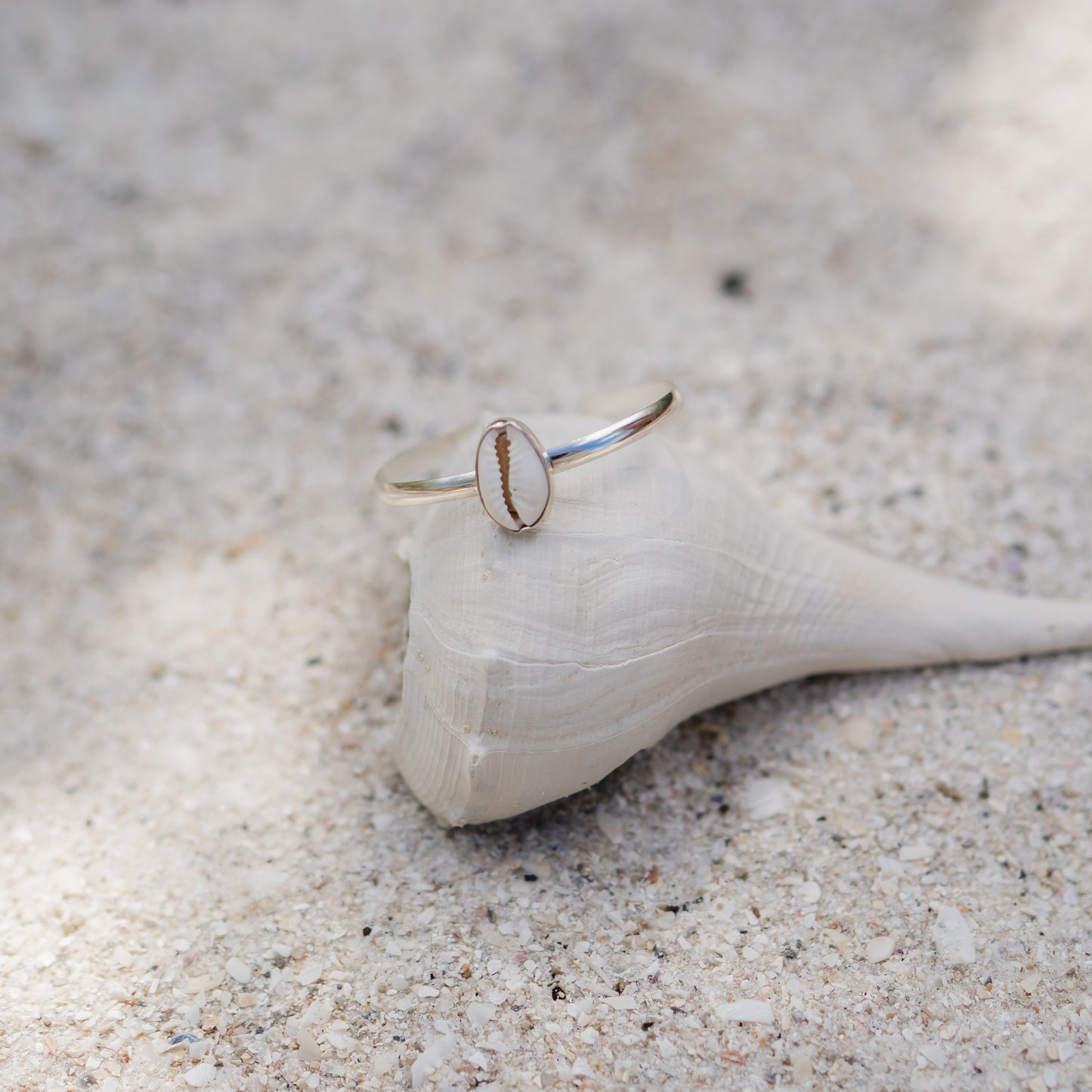 Cowrie Shell Bracelet Cuff