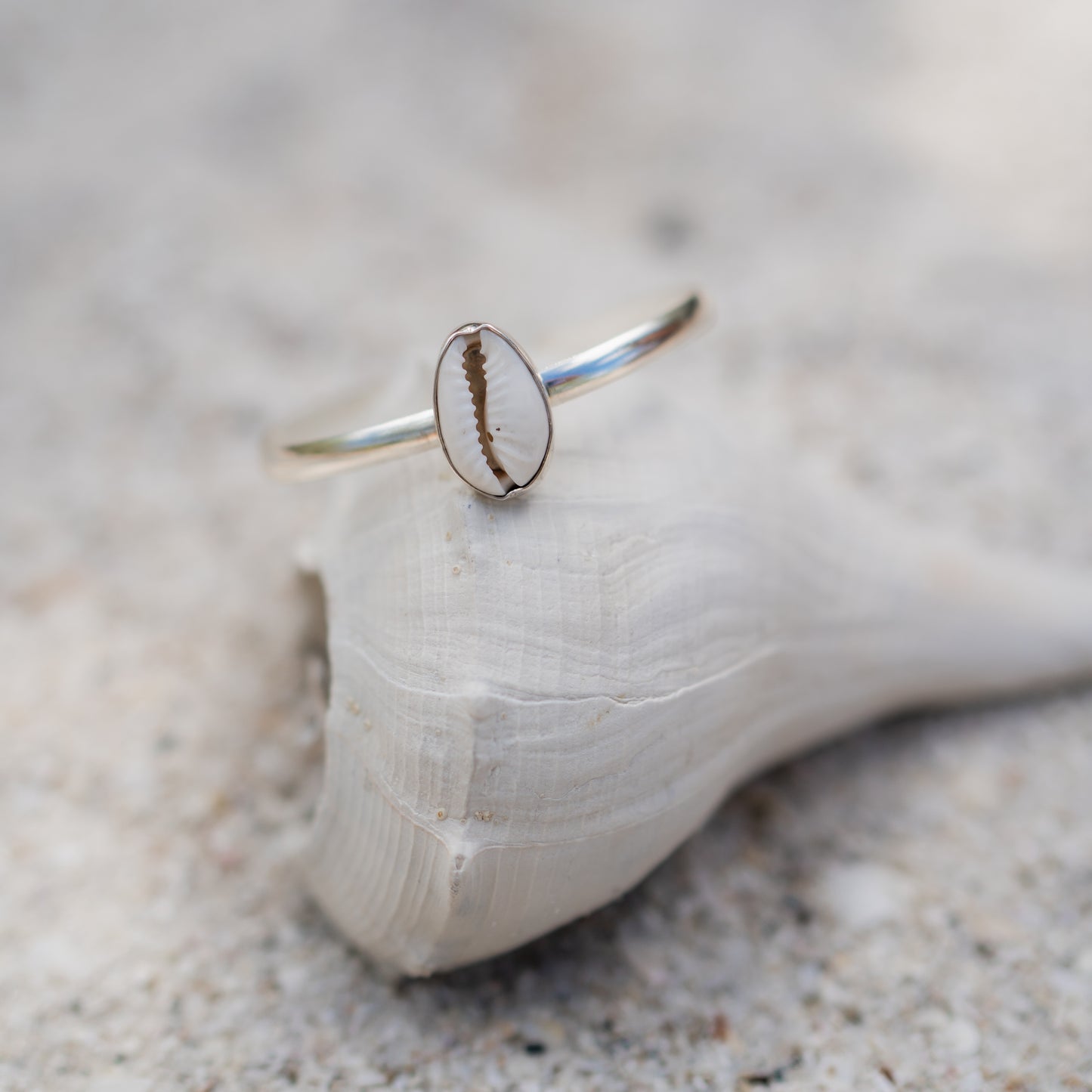 Cowrie Shell Bracelet Cuff
