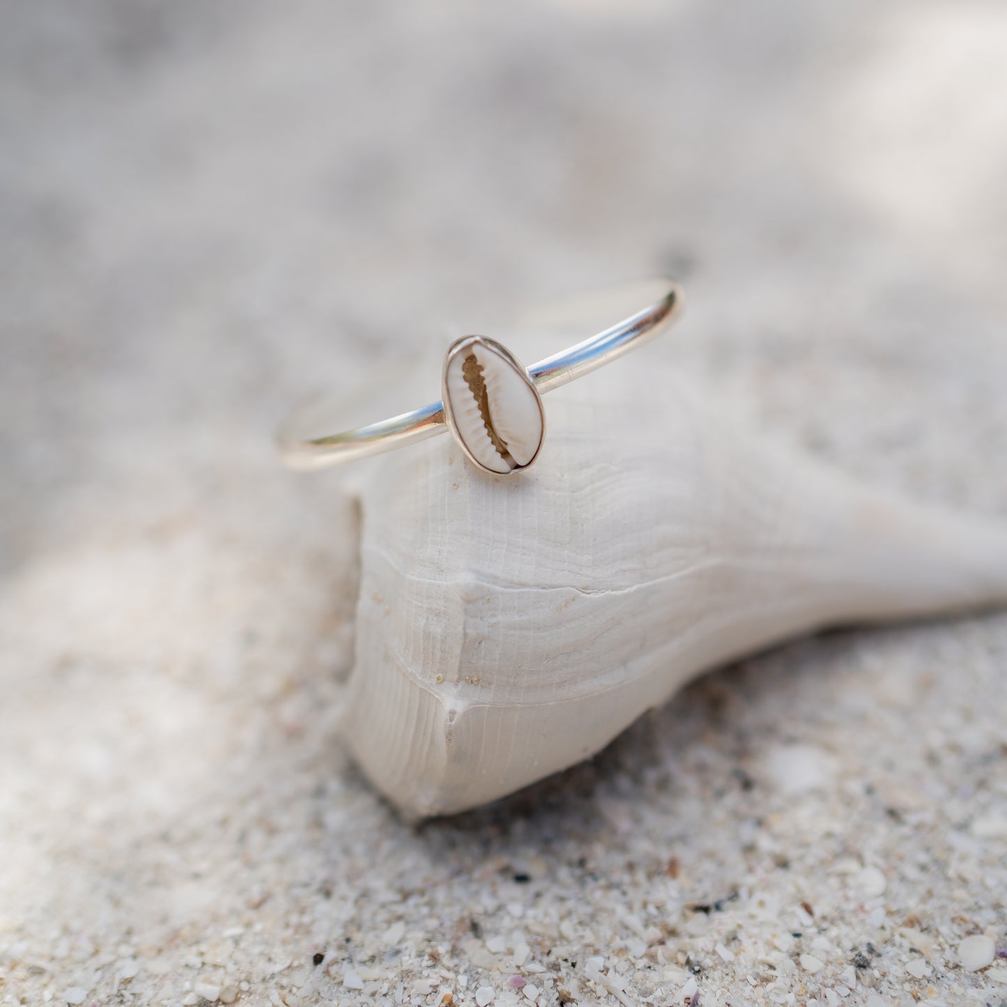 Cowrie Shell Bracelet Cuff